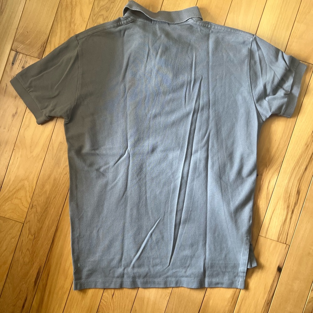 Mens Grey Polo Dress Shirt : Size Small - Picture 3 of 3
